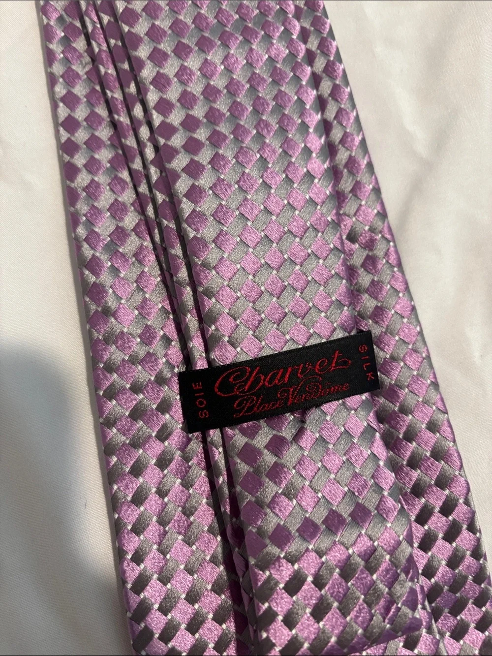 Charvet Classic Purple Patterned Men's Tie